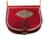 Médaillon Leather Bag - Mdamma - Red - Moroccan Corrdior