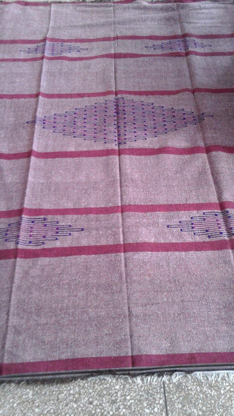 Moroccan Blanket - Wool Embroidered - Khmiss Blanket/Rug - Rug | Corridor