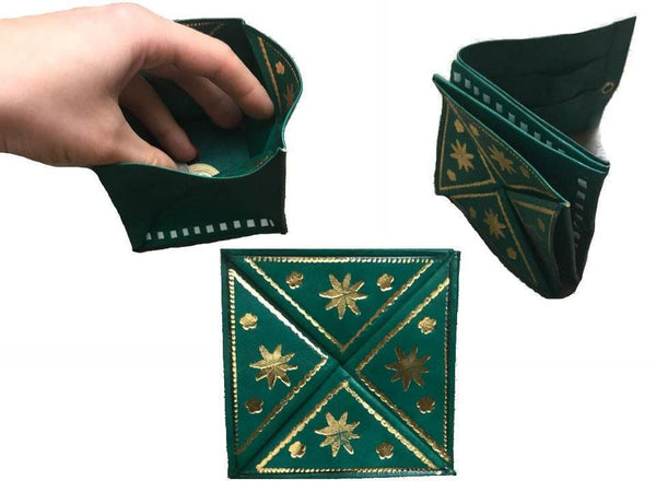 Rbati Leather Coin Wallet - Mini - Moroccan Corridor