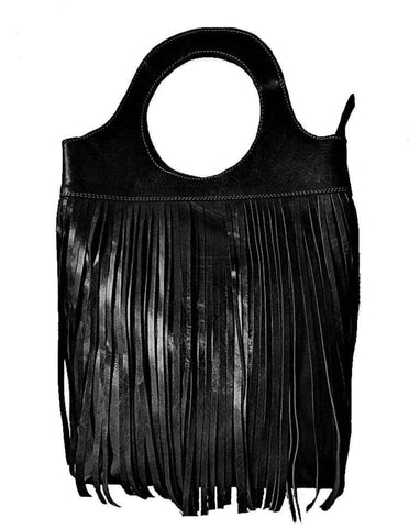 Rebel Leather Bag - Oasis - Black