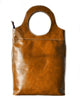 Rebel Leather Bag - Oasis - Brown Caramel - Backside