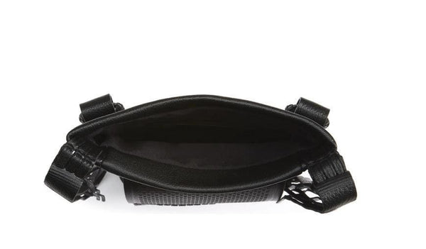 Rebel Leather Messenger Bag - Black - Atlas - Moroccan Corridor