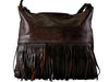 Rebel Leather Tote Bag - Brown