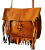 Rebel Leather Tote Bag - Chkara - Orange - Embossed