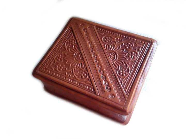 Smaïn Leather Box - Moroccan Corridor